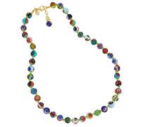GlassOfVenice Murano Glass Mosaic Necklace - Multicolor, Glass
