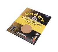 Glasspaper Sheets Assorted Pack 5