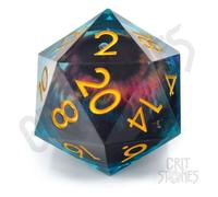 Glassstaff Critstones Eye Of The Oracle Liquid Core Dice D20 5 Cm