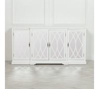 Glasstone Breakfont White Mirror Front Sideboard Glasstone White