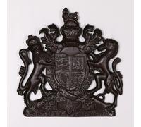 Glasstone Rustic Iron Style 37cm Cast Metal Coat of Arms in Dark Brown Glasstone Dark Brown