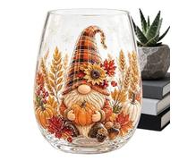 Glassware Drinking Glasses Table Decor Anti-Tip Cute Autumn