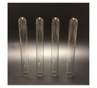 Glassware Labware 100 Pieces/pack 12x100mm Lab Glass Tube U-shape Bottom Laboratory Glass Tube