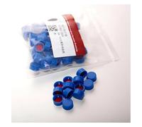 Glassware Labware 100 Pieces/pack SC11 Blue Cover For 2mL Bottle With Threaded Port 9-425 No Hole/With Hole With Gasket(SC119012B)