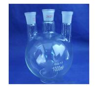 Glassware Labware 1000ml 24/29 Three-necked Round-bottom Flask With Three Necks Short Neck Standard Ground Mouth