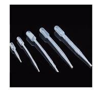 Glassware Labware 100PCS 1ml/2ml/3ml/5ml/0.5ml Pipettes w/Graduated Pipettes(0.5ml)