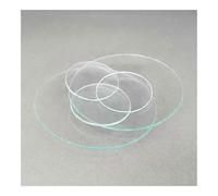 Glassware Labware 10pcs Lab Glass surface Dish, Beaker lid, concave evaporation crystallization dish 45 50 60 70 80 90 100 120 130 150mm(110mm)
