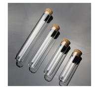 Glassware Labware 10Pcs/Lot Lab OD20mm 25mm 30mm Thickened Glass Test Tube with Cork Or Vials Laboratory Supplies(30x150mm)