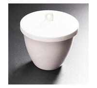 Glassware Labware 10pieces/pack Aluminium Oxide Ceramic Crucible With Cap Laboratory Equipment Porcelain(5mL 10 pieces)