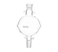 Glassware Labware 1pcs 50ml To 2000ml Lab Glass Solvent Reservoir Cushion Ball Standard Joint Column Storage Ball(100ml 24x24)