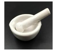 Glassware Labware 1PCS DIA 60mm 80mm 100mm 130mm 160mm Lab Porcelain Mortar And White Grinding Bowl Set(130mm)