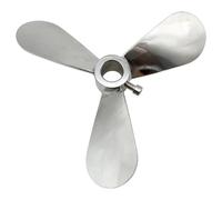 Glassware Labware 1pcs Diameter 60mm To 200mm Stainless Steel Stirring Blade Laboratory Three-Leaf Screw-driven Paddle(OD120mm-hole15mm)