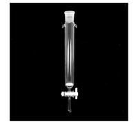 Glassware Labware 1pcs Lab 24# Glass Column With G2 Sand Plate And PTFE 15 20 25 30 40 50 60 * 200 300 400mm(25x200mm)