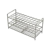 Glassware Labware 1PCS Lab Stainless Steel Wire 40 Holes Or 50holes Tube Holder Tube Rack For 13/16/17/19/21/26/30/32mm Tubes(30mm 40holes)