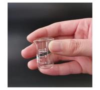 Glassware Labware 1pcs/lot Capacity 5ml/10ml/25ml/50ml Glass Beaker For Laboratory Measuring Cup Volumetric For Experiments(5ml)
