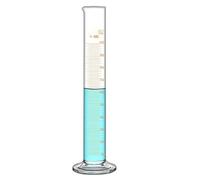Glassware Labware 1PCS Thick Glass Graduated Measuring Cylinder Set 25ml 50ml 100ml 250ml 500ml 1000ml 2000ml Measuring Cylinder Kit For Lab(1000ml)