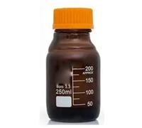 Glassware Labware 1piece Lab 100ml 250ml 500ml 1000ml Glass Threaded Mouth Bottle Reagent Bottle With Blue/orange Cap(Type-D 100ml)