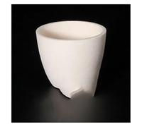Glassware Labware 1piece Laboratory 5ml To 750ml 99% Alumina Crucible Without Cover For Experiment(100ml)