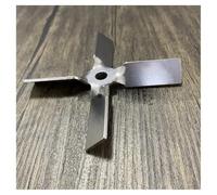 Glassware Labware 1set DIA 40mm To 100m Lab 304 Stainless Steel Four-bladed Propeller With Stirring Rod Material Upward When Stirring 5(100mm blade with rod)