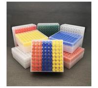 Glassware Labware 1set Include One Piece 81 Digital Code Storage Box For Store Cryovial 81pieces 1.8ml Plastic Tube