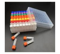 Glassware Labware 1set Include One Piece 81- Lattice Code Storage Box For 81pieces 1.8ml Plastic Tube