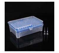 Glassware Labware 1set Lab 10ul/10ul-L/20ul/50ul/100ul/200ul/300ul/1ml/5ml/10ml Plastic Pipettor Tip Box With Pipette Tips For Experiment(10ul tips and box)