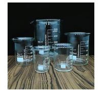Glassware Labware 1Set Lab Glass Beaker 25/50/100/150/500ml Laboratory Measuring Glassware Study Lab Glass Beaker Set