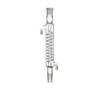 Glassware Labware 200mm 24/29 Condenser Pipe With Coiled Inner Tube Standard Ground Mouth Borosilicate Glass Laboratory Equipment