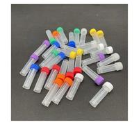 Glassware Labware 20pcs Lab 5ml Plastic Screw Mouth Pipe With Leakproof Transparent Cryovial With Storage Tube