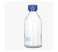 Glassware Labware 25ml To 1000ml Lab Transparent/Brown Cap Reagent Bottle Glass Laboratory Sample Bottle Without Gasket(250ml Clear bottle)