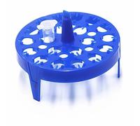 Glassware Labware 2pcs Laboratory Rack For 2ml 1.5ml Pipe Tube Bath Float Circular Floating Storage Tray 20-holes
