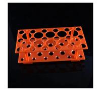 Glassware Labware 2pcs Plastic 28-well Centrifuge Tube Rack For 10ml 15ml 50ml Detachable Tubes Stand For Tube Holder(Orange (1pcs))