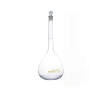 Glassware Labware 5/10/20/25/50/200/500/1000ml Class A Borosilicate Glass Lab Clear Flask With Head Stopper(200ml)