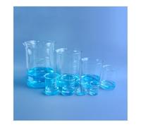 Glassware Labware 50/100/250/500/1000/3000ml Low Form Beaker Chemistry Laboratory Borosilicate Glass Transparent Beaker flask Thickened with spout(500ml)