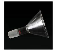 Glassware Labware 50mm To 150mm Clear Glass Conical Feed Funnel With Standard Ground-in Mouth For Using In Lab(50mm joint No.19)