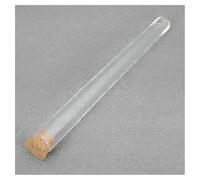 Glassware Labware 50pcs/100pcs Clear Round Bottom Plastic Tubes With Cork Bottle(20x153mm 50pcs)