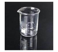Glassware Labware 5ml-3000ml GG-17 Glass Beaker High Temperature Resistance Beaker Laboratory Equipment Glassware(300mL 10 pieces)