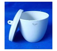 Glassware Labware 8pcs/lot 200ml Porcelain Crucible With Lid Curved Laboratory High Temperature Resistant