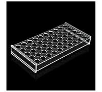 Glassware Labware Ampoule Stand Sample Holder 50-well Hole Diameter 11 12.5 17 19 23mm Injection Bottle Rack For 1 2 5 10 20ml(10ml)