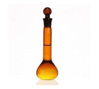 Glassware Labware Brown 1 5 10 20 25 50 100 200 250 500 1000ml Graduated Volumetric Flask Labrotary Glassware Experiment With Stopper(500ml)