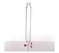 Glassware Labware Column With Sand Plate And Hookup Joint 19/22 2mm PTFE Valve Aperture Borosilicate Glass C189(C189172CR)