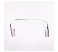 Glassware Labware Distilling Tube 75°-105° Bent Standard Ground Mouth 24/40 Distillation Head(200mm)