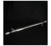 Glassware Labware Effective Length 200/300/400mm Joint #19-#19#24-#24 Borosilicate Glass Condenser Condenser Lab Spiral(300mm Joint 19-19)