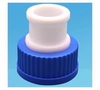 Glassware Labware GL45mm Threaded Cap PP/PBT/PTFE Cover With PTFE Adapter Upper Female Joint 14/23 19/26 24/29 29/32 Lower GL45mm(GL45LWSFZJT 2429 PP)