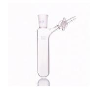 Glassware Labware High Borosilicate Glass Reaction Tube With Glass Valve And Standard Gr Mouth Capacity 50mL And Joint 19/26