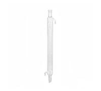 Glassware Labware Lab Borosilicate Graham Distillation Column 300-500mm Joint 14-29 * 2 Condenser With Port(H500mm29X29mm)
