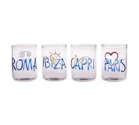 Glassware Set in Blue by Jonathan Adler
