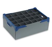 Glassware Storage Boxes, Glassjacks - 24 Cells for Glass or Item Max Width 81mm, Glass or Item Max Height 140mm.