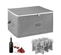 Glassware Storage Containers - China Storage Containers Wine Glass Storage Containers With Dividers,Cup Storage Organizer, Fine China Storage Containers For Family, Friends, Home