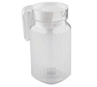 Glassy Pitcher Jug with Lid, Juice Bottle Transparent Fridge Water Fruit Juices Liquors Jug,Heat Resistant Pitcher Water Carafe (500ML)